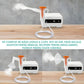 Aparat Aerosoli Profesional, Masca Copii si Adulti, Adaptor Bebelusi, Nebulizator Inhalator cu Compresor, Particule 2-3µm