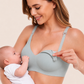 Sutien Alăptat fără Cusături și fără Întărituri - Albastru Pastel - Linovit Store