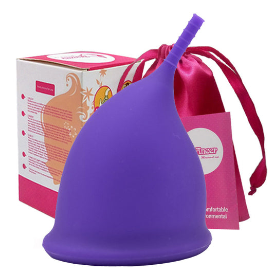 Cupă Menstruală Drop, Mov, mărimi S, L - Linovit Store