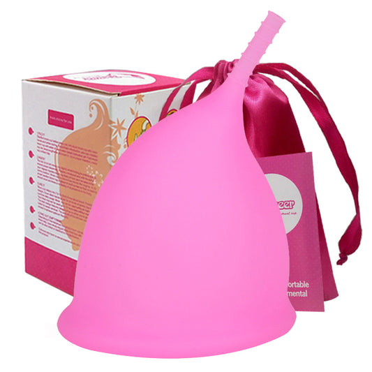Cupă Menstruală Drop, Roz, mărimi S, L - Linovit Store